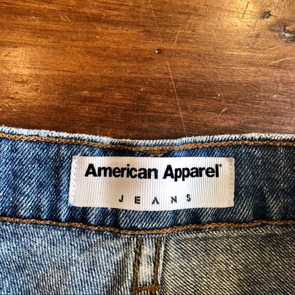 America apparel super highrise jean short - Picture 3 of 4